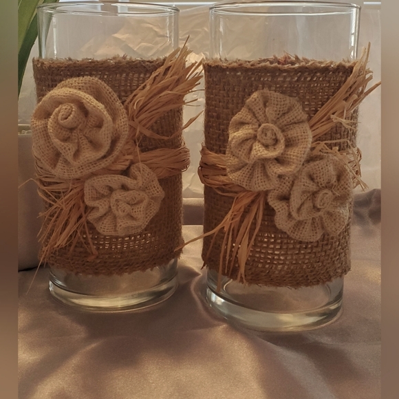 Hand Crafted Other - ⭐️Glass Candle or Flower Holder